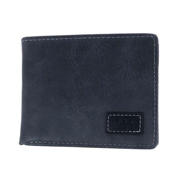 Lee Men's Tumbled Leather Bifold Wallet - Picture 1 of 3